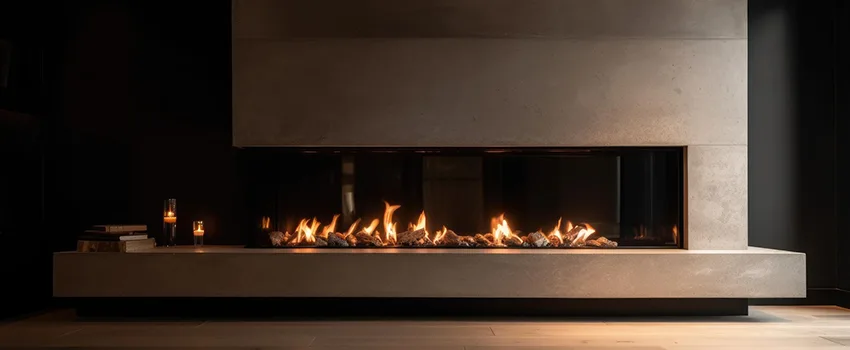 Gas Fireplace Ember Bed Design Services in La Verne, California