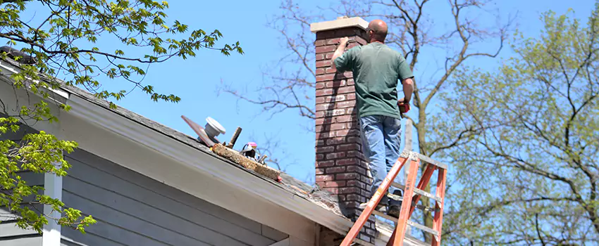 Vinyl and PVC Chimney Flashing Installation in La Verne, CA