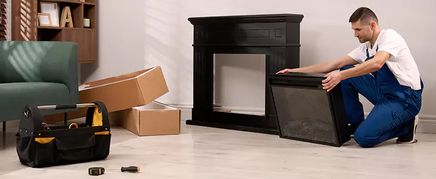 Old Rusted Metal Fireplace Repair And Replacement in La Verne, CA
